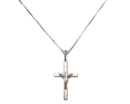 Gargantilha Cruz Prata 925
